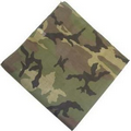 Woodland Pattern Camouflage Bandanna